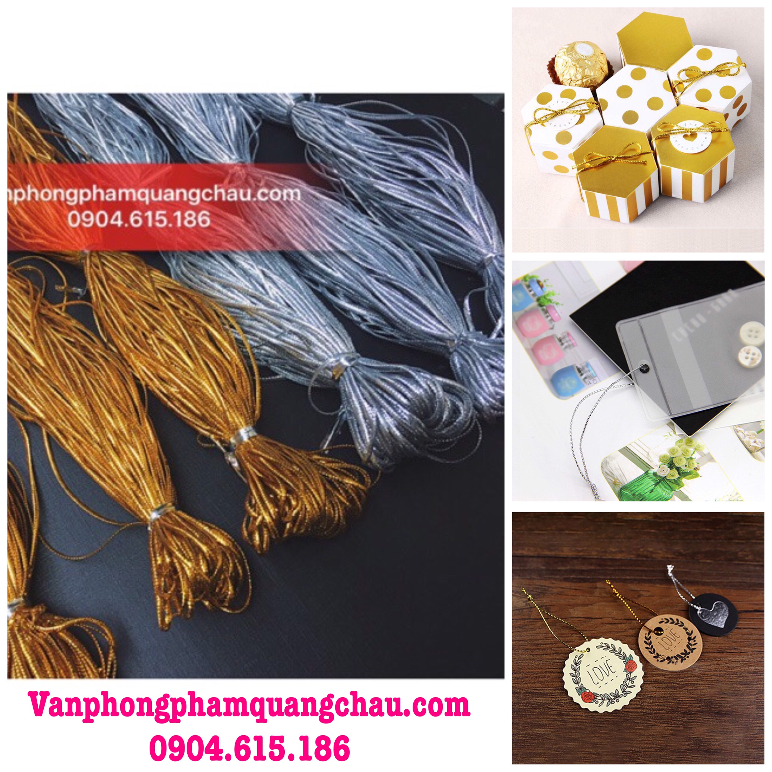 Dây sợi kim tuyến (dài 45 mét) - 01 bó