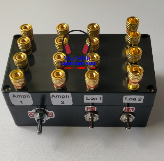 [HCM]BỘ CHIA 2 AMPLY 2 CẶP LOA