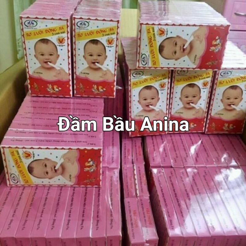 Set 10 hộp rơ lưỡi đông pha dành cho bé