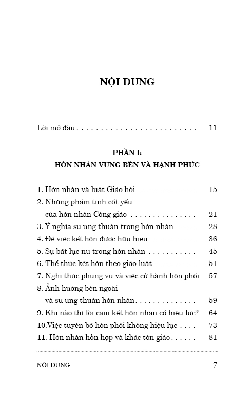 TÌM HIỂU GIÁO LUẬT VỀ HÔN NHÂN