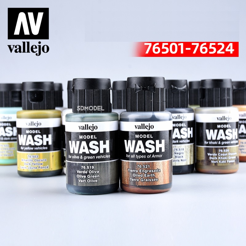 Sơn vallejo model wash 76501-76524