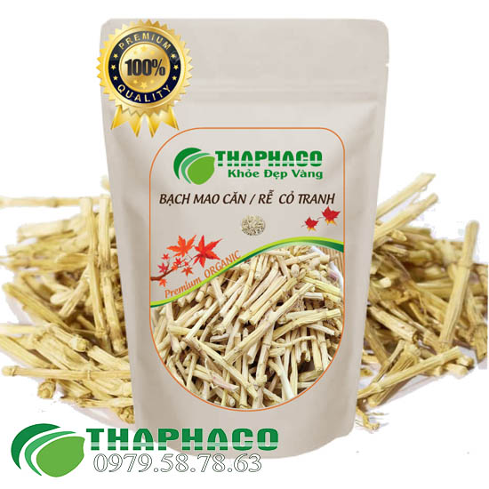 Rễ cỏ tranh/ bạch mao căn 100g thaphaco