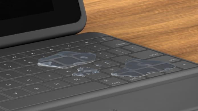 Bàn Phím Logitech RUGGED FOLIO For IPAD 7TH Gen