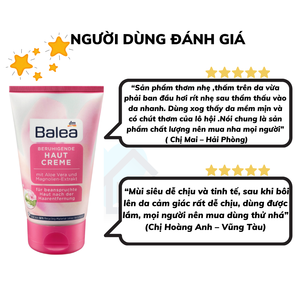 Kem ức chế mọc lông Balea Đức tuýp 125ml