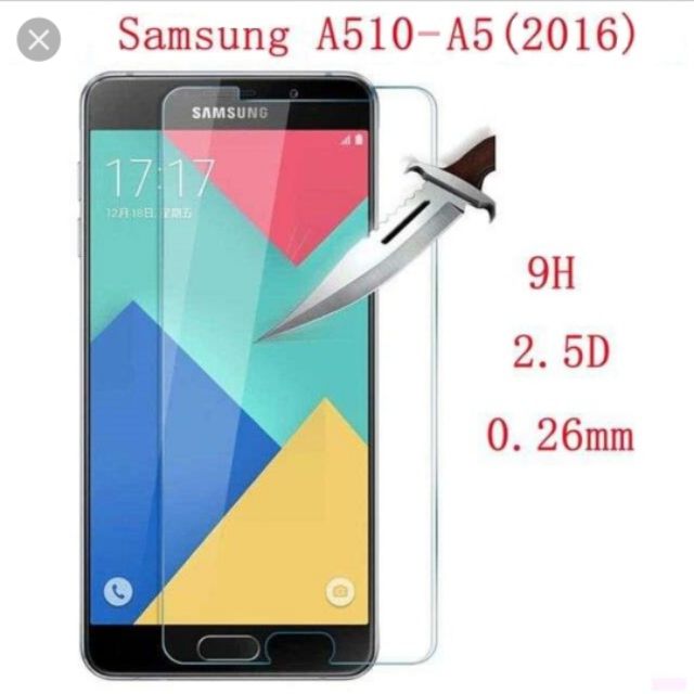 Bộ 3 dán kính 9h cho samsung a5 2016/ a510