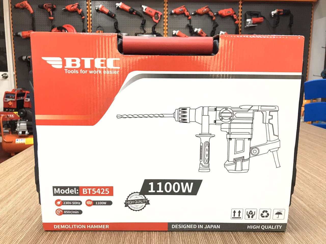 [HCM]Máy khoan đục bê tông Btec BT5425 - 1010W