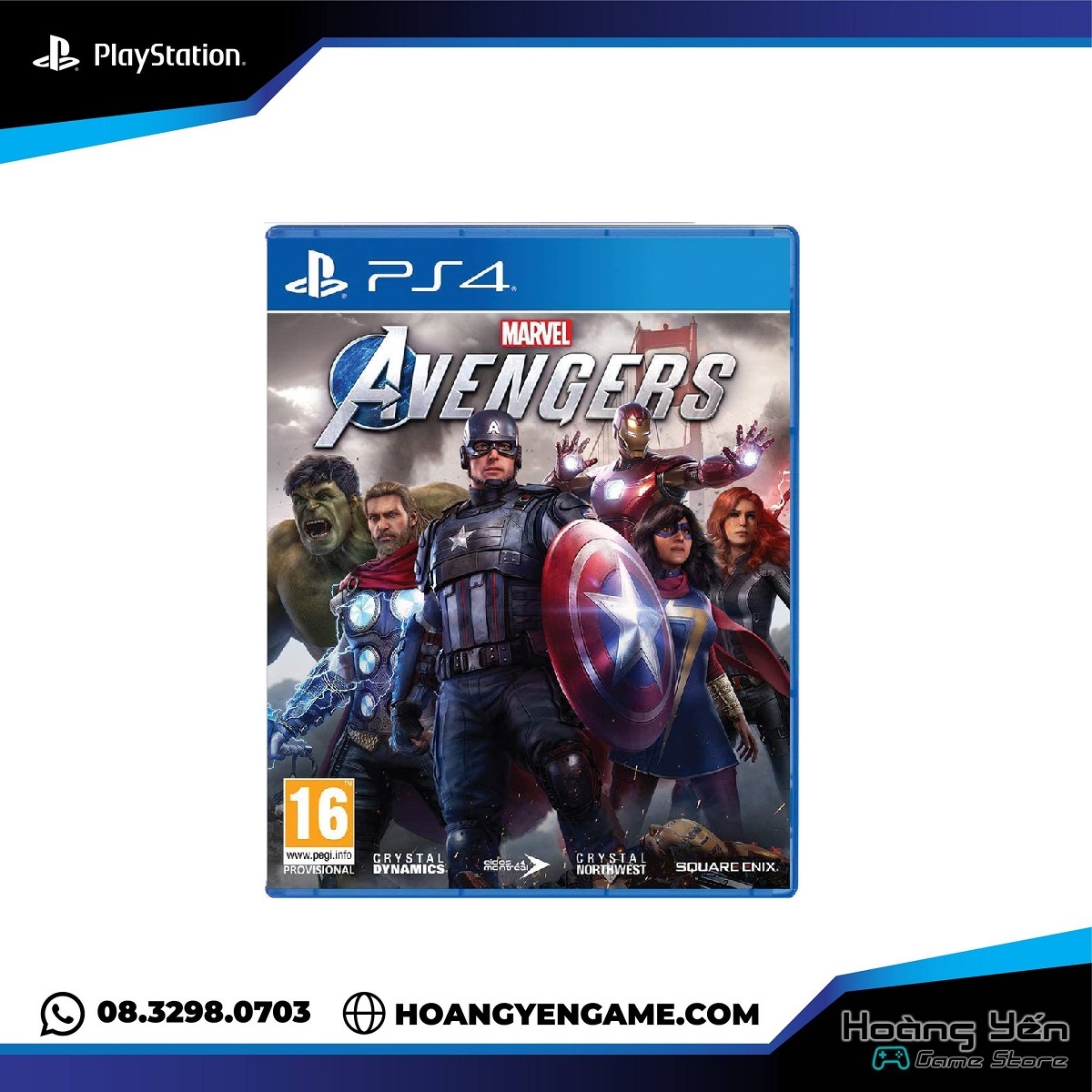 Đĩa game Marvel Avengers PS4