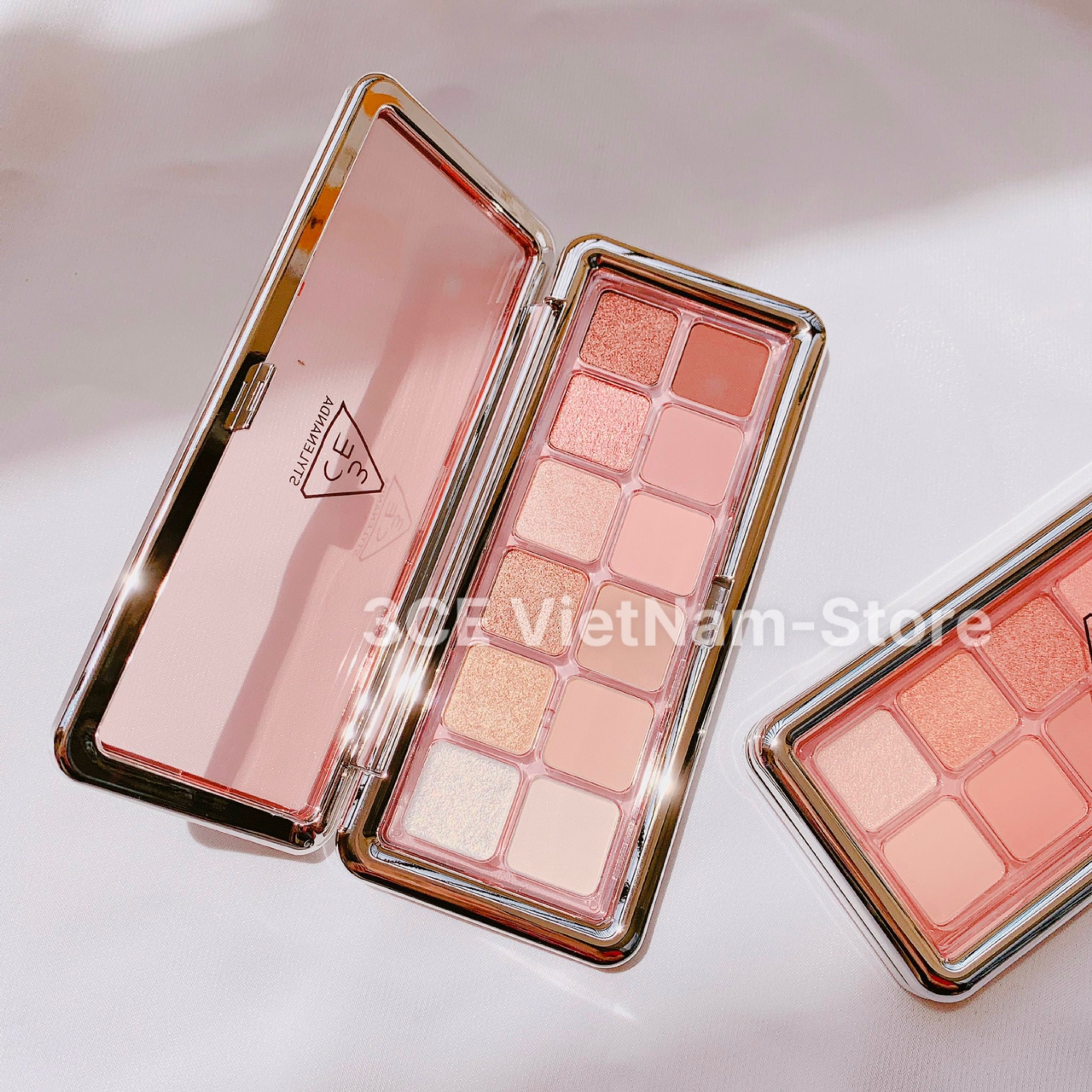 Phấn Mắt 12 Ô 3CE New Take Eyeshadow Palette (Motion Frame - Raw Neutrals - Creative Filter)
