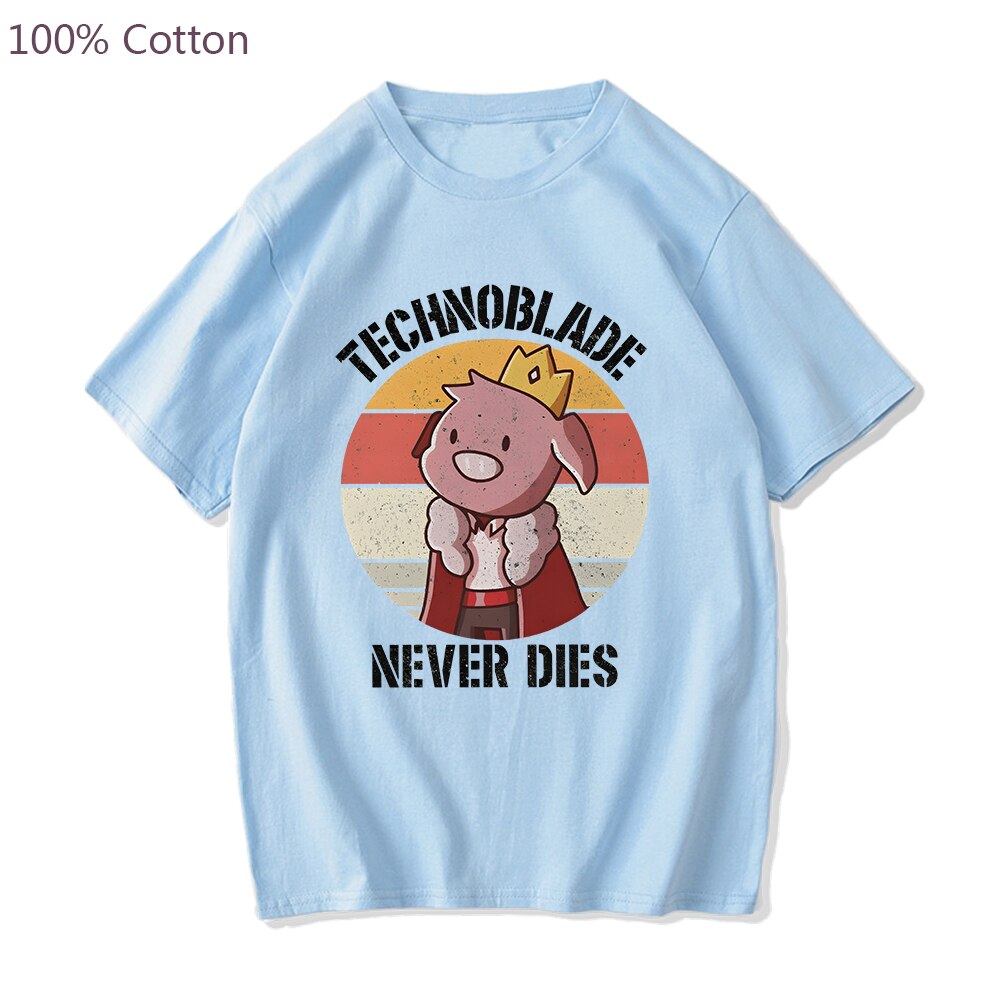 Technoblade Never Dies Tshirt Hot Game Dream Smp Graphic Tshirt Menwomen T