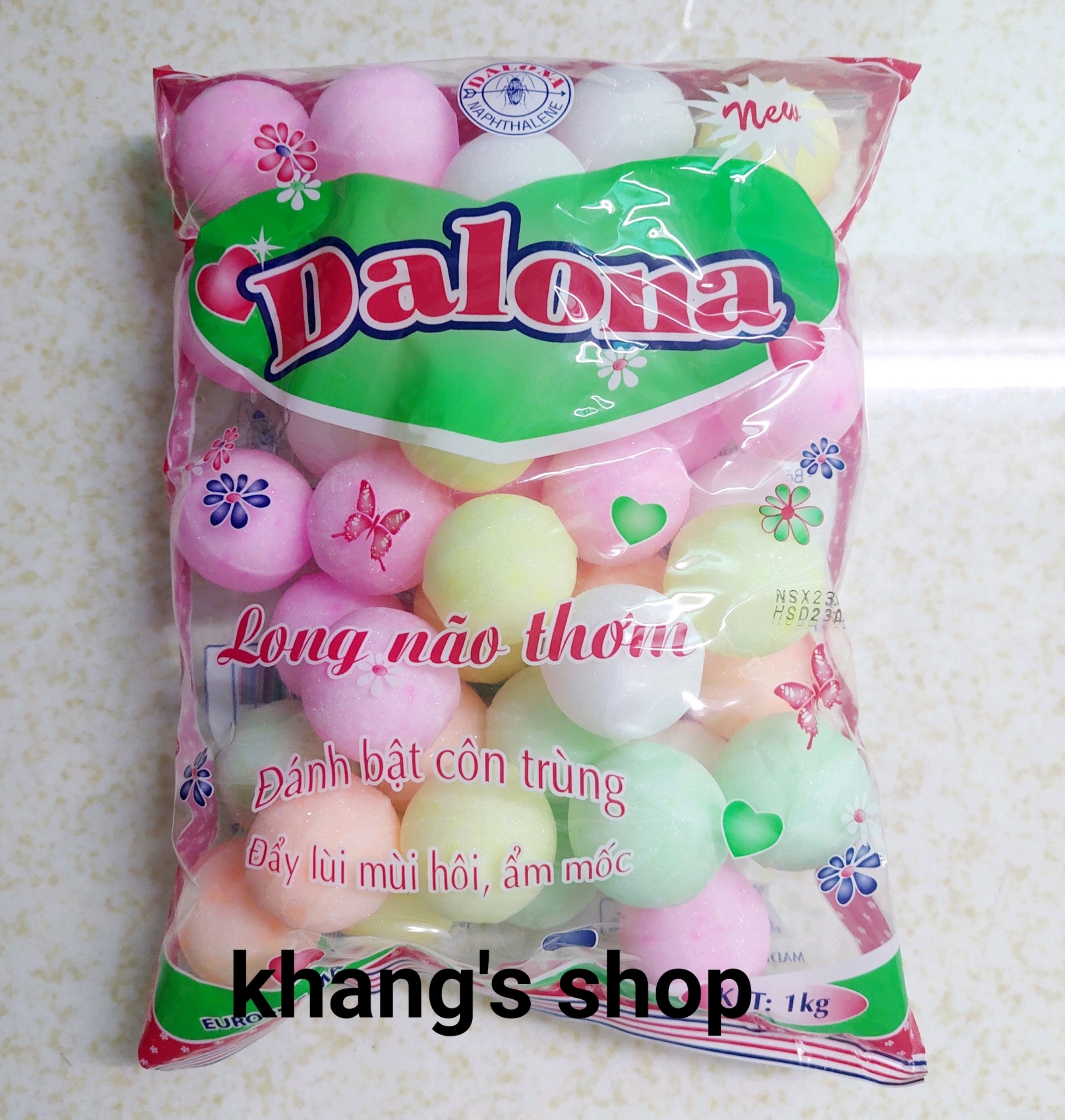 Long não đủ màu viên to Dalona 1kg