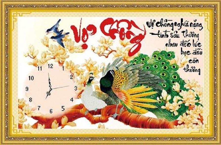 Tranh thêu chữ thập vợ chồng dlh-222770