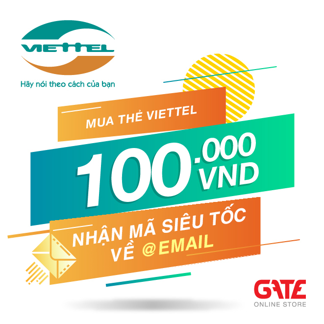 [HCM]Thẻ VIETTEL 50.000 - nhận mã SIÊU TỐC qua EMAIL