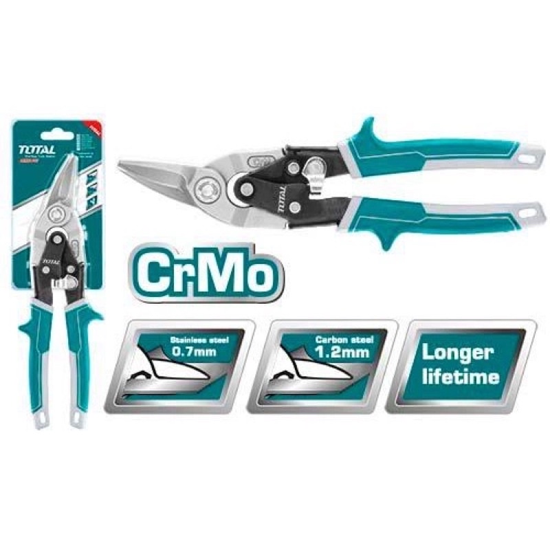 Kéo cắt tole cắt bê trái THT521106 TOTAL