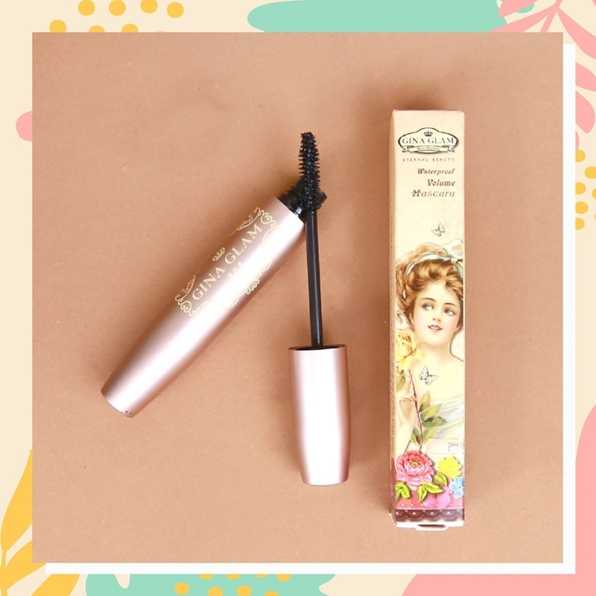 Chuốt Mi Gina Glam Waterproof Volume Mascara 8g