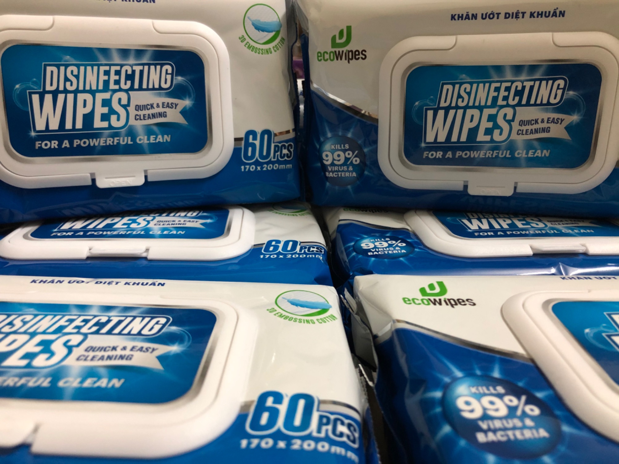 Khăn ướt diệt khuẩn Ecowipes