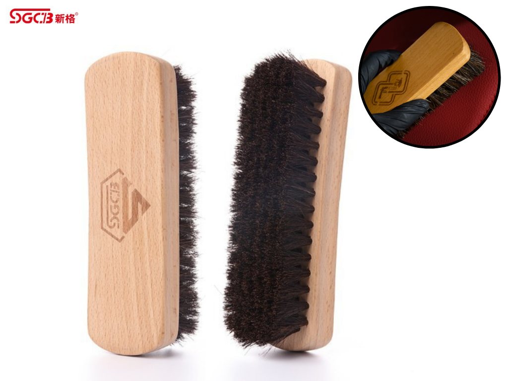 Bàn chải vệ sinh nội thất xe sgcb chất liệu lông heo rừng chọn lọc