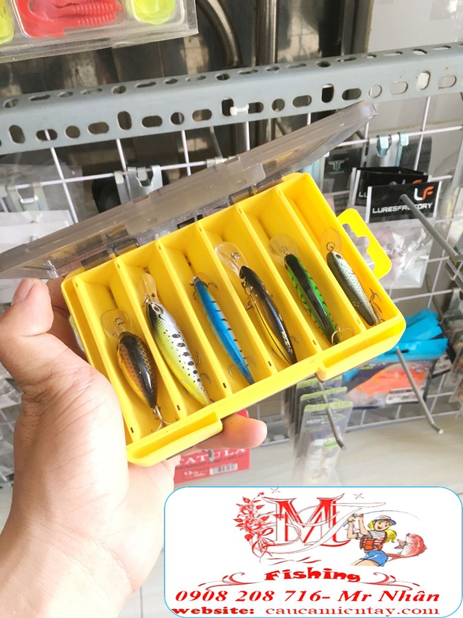 Hộp Đựng Mồi Lure Mini 12 Ngăn