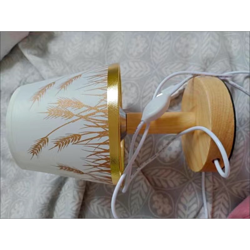 Đèn ngủ để bàn đế gỗ thanhlyhouse
