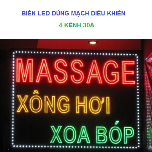 Mạch led vẫy 8 kênh 30A Oneled - miễn phí lập trình