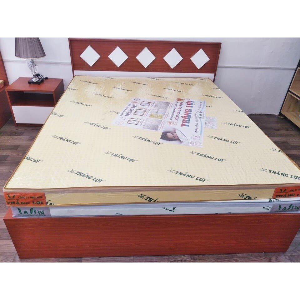 Nệm cao su non thắng lợi 1m8 x 2m x 20cm quà 7 món - hàng công ty chính hãng