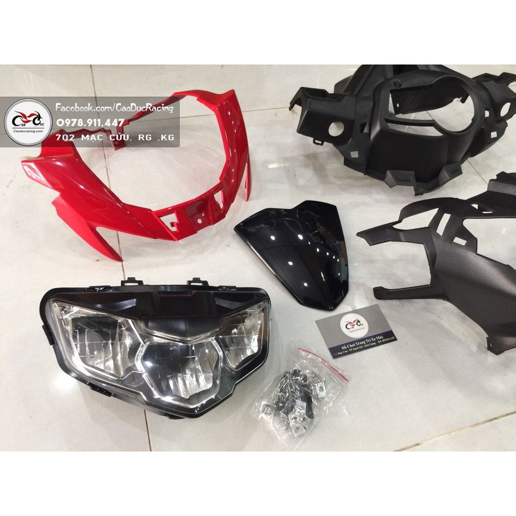 [Lấy mã giảm thêm 30%] Lẻ phụ kiện bộ đầu đèn EX150 2019 Lắp cho EX150 2015