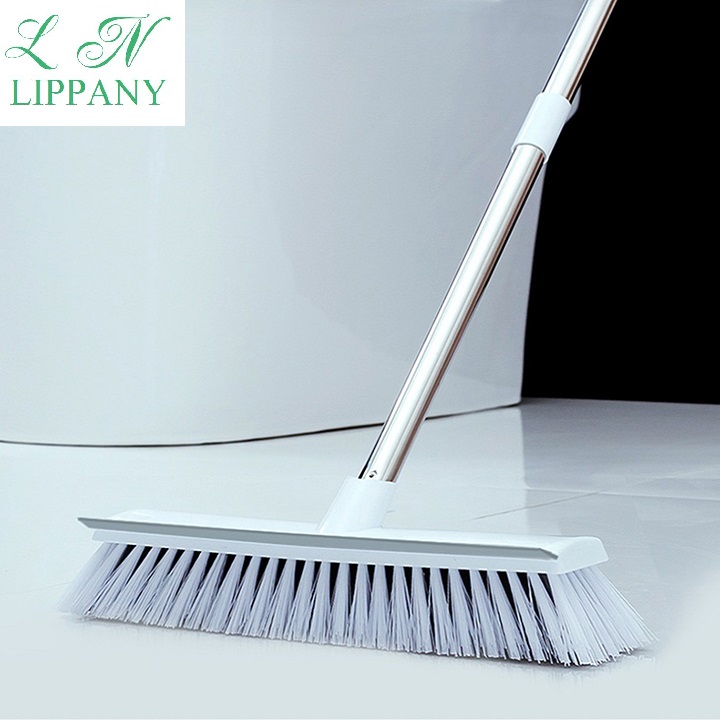 Brushes scrubber home bathroom smart set top wiper and broom head rotate 120 degrees sweeper home Super clean every corner dirty