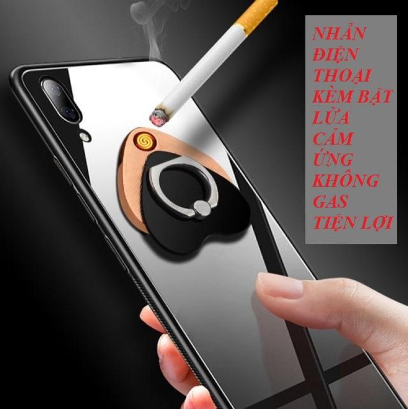 Giá Nhẫn Điện Thoại Kèm Bật Lửa Cảm Ứng Sang Chảnh Hot Trend