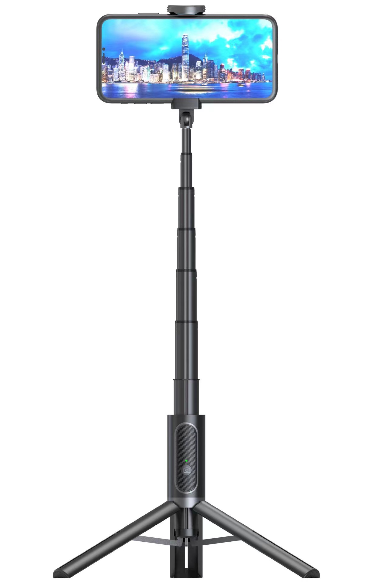 Selfie stick All-In-One Bluetooth Upgrade Remote Control Selfie Stick Hidden-Phone Clamp With Retractable Tripod