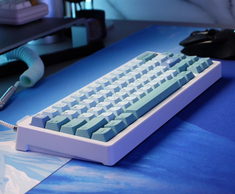 Iceberg Keycap XDA Height Keycaps Blue White Mechanical Keyboard Keycap Mechanical Keyboard Accessories Keycaps All Layout Keyboard