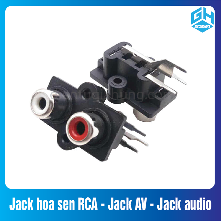 Jack hoa sen RCA - Jack AV - Jack audio( COMBO 2 CÁI)