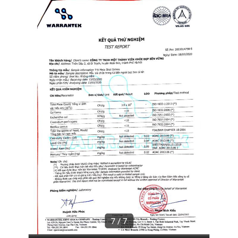 Trà diếp cá Orihiro Nhật Bản full 60 gói