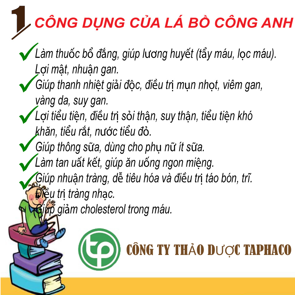 Lá bồ công anh khô 500g
