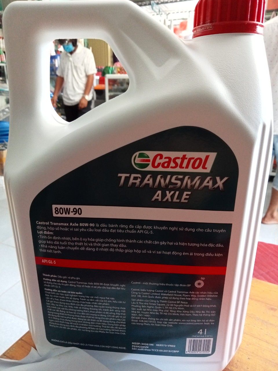 Dầu Nhớt hộp số Castrol Transmax  80w-90