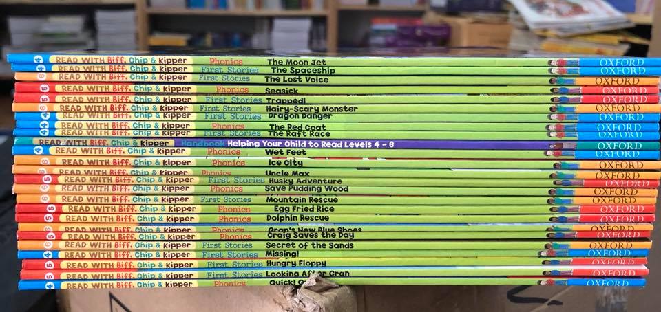 Bộ nhập - Oxford Reading tree level 4-5-6 - Read with Biff, Chip & Kipper + file Audio
