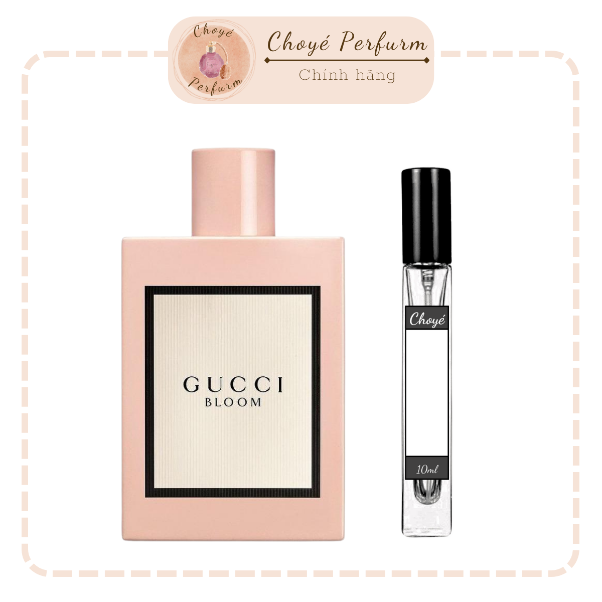 Nước hoa nữ chính hãng Gucci Bloom chai chiết 10ml. Nước hoa nữ cao cấp, thơm lâu