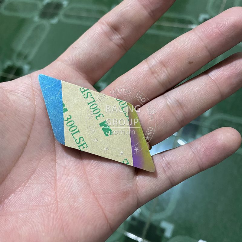 Tem titan logo FI chữ lớn dán xe máy