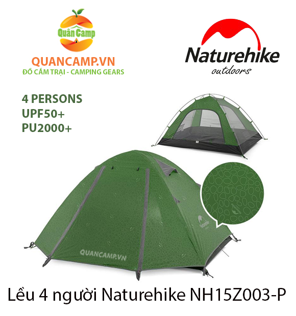 Lều 4 người P-Series NatureHike NH18Z044-P