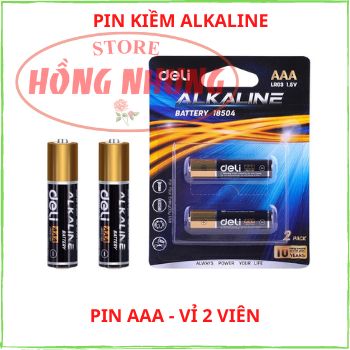 [Bán Chạy] Pin ALKALINE AA (2A), AAA (3A) ( 18501/18500/18504) Vỉ 2 Viên/ 4 Viên.