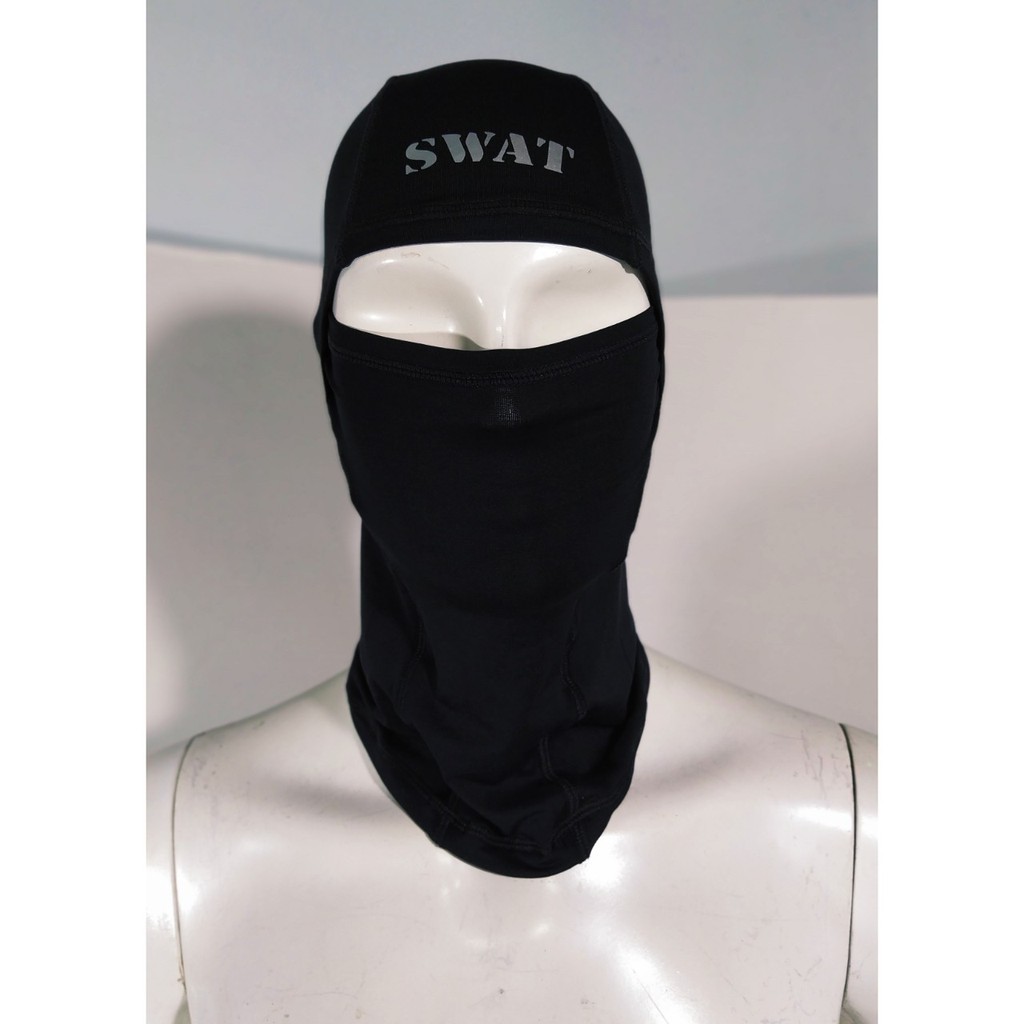 Khăn trùm đầu - ninja cao cấp ĐEN (có phản quang) - Hype Helmet