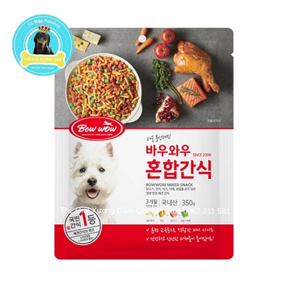 [HCM] SNACK HỖN HỢP BOW WOW BOWWOW CHO CHÓ