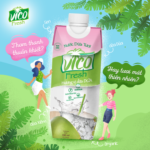 [QUÀ TẶNG - KHÔNG BÁN] LY NHỰA LÚA MẠCH VICO FRESH