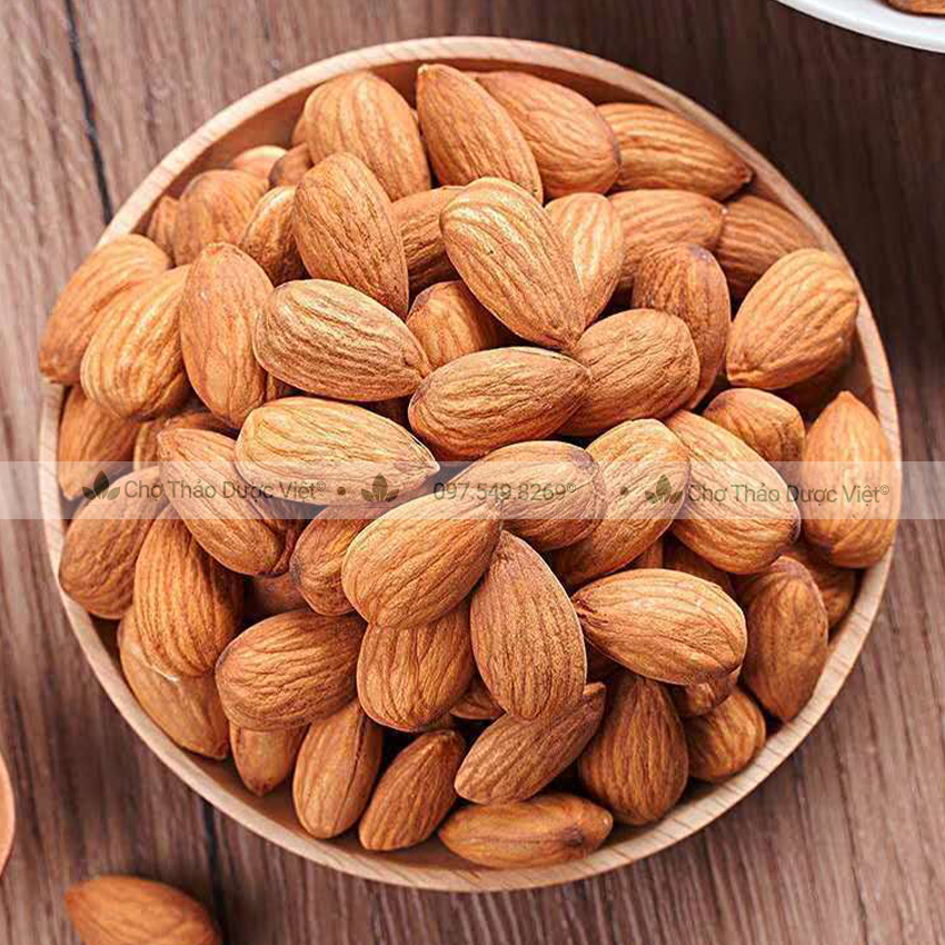 Hạnh nhân thái lát 100g (Nhân hạnh nhân sống tách vỏ, làm bánh, nấu chè) - Chợ Thảo Dược Việt