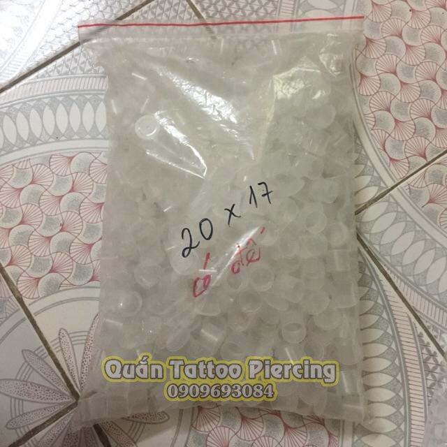 Hũ đựng mực có đế các size hàng có sẵn - dụng cụ xăm