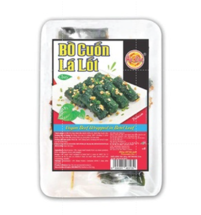 Bò cuốn lá lốt chay âu lạc 220g