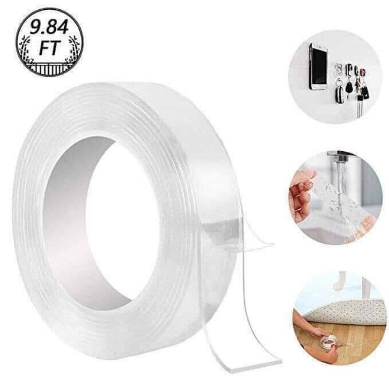 Băng dính đa năng 2 mặt siêu chắc cuộn dài 5m