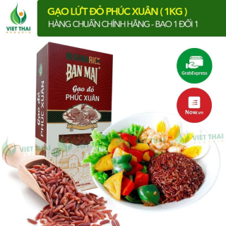 Fresh Gạo Lứt Đỏ Giảm Cân Eat Clean Siêu Dẻo Mềm Thơm (Hộp 1kg) Phúc Xuân - Việt Thái Organic thumbnail