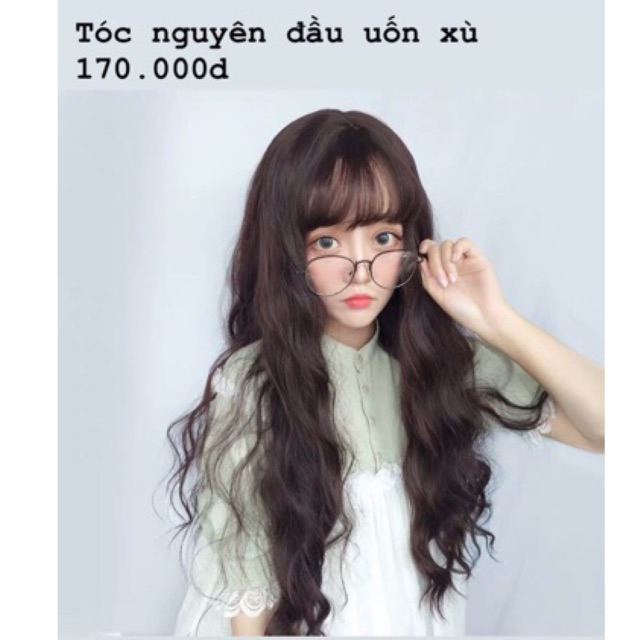 Tóc giả cả đầu xù dài❤️FREESHIP❤️ cả đầu xù dài cc31