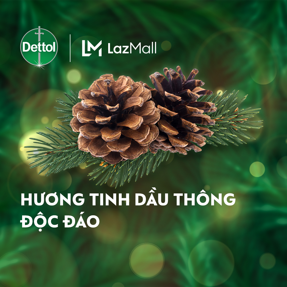 [Quà tặng không bán] Sữa tắm Dettol kháng khuẩn - Chai 950g