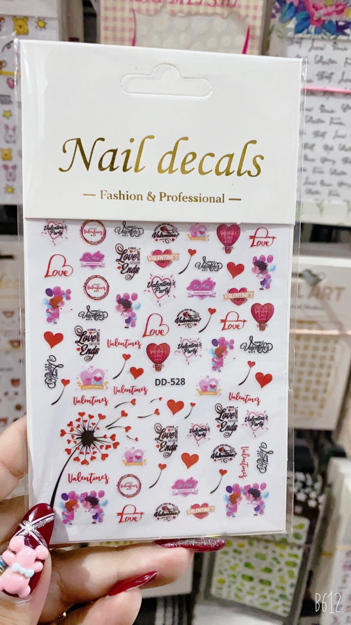 Sticker Trang trí móng 2 ,Miếng dán móng tay 3D nail sticker