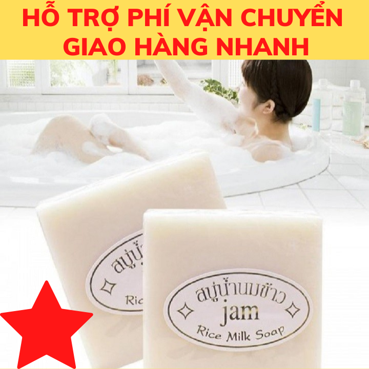 Xà phòng xà bông cám gạo tắm trắng xuất xứ Thái Lan combo 5